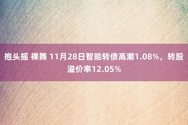 抱头摇 裸舞 11月28日智能转债高潮1.08%，转股溢价率12.05%