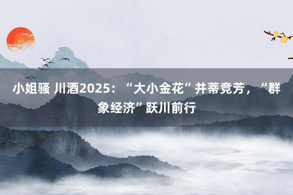 小姐骚 川酒2025：“大小金花”并蒂竞芳，“群象经济”跃川前行