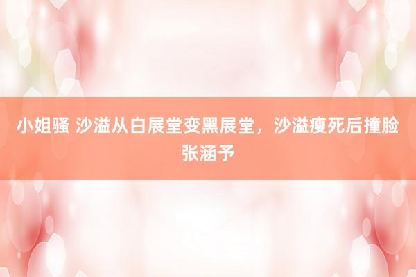 小姐骚 沙溢从白展堂变黑展堂，沙溢瘦死后撞脸张涵予