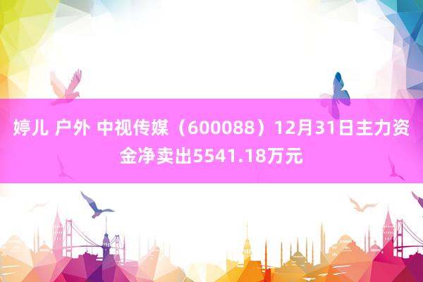 婷儿 户外 中视传媒（600088）12月31日主力资金净卖出5541.18万元