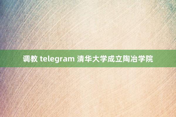 调教 telegram 清华大学成立陶冶学院