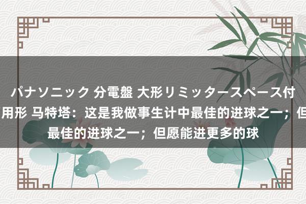 パナソニック 分電盤 大形リミッタースペース付 露出・半埋込両用形 马特塔：这是我做事生计中最佳的进球之一；但愿能进更多的球