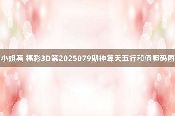 小姐骚 福彩3D第2025079期神算天五行和值胆码图